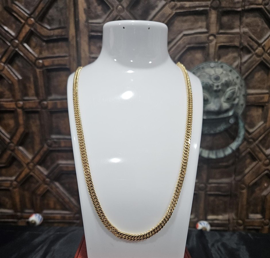 18k/ITALY Yellow Gold Filled chain -(stamped 18K/ITALY)-Bonus Gift