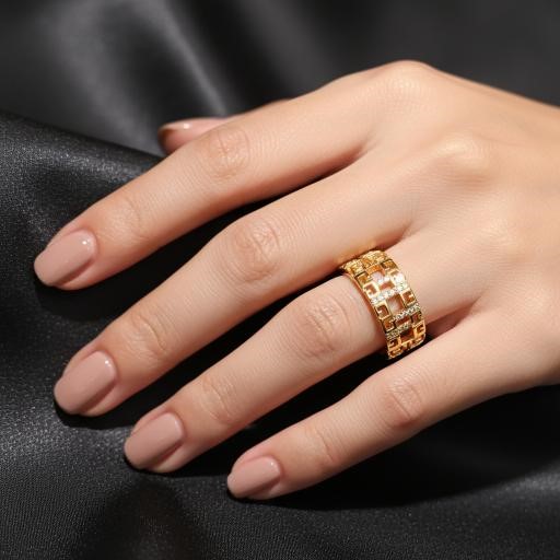 22K/Italy Yellow Gold Filled Ring(stamped 22K/Italy)Warranty Quality