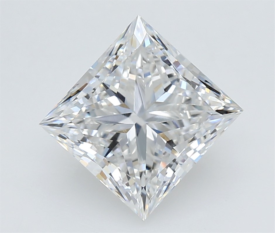 2.57 Carat Princess Cut  Diamond D/VS1