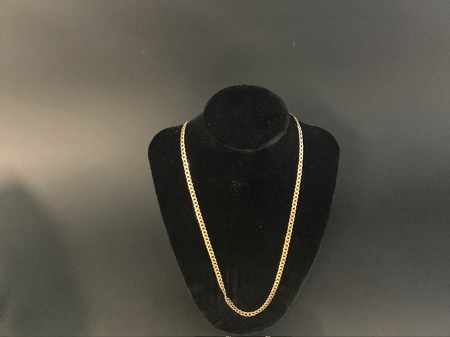 <p>1 X Stamped 9ct Yellow Gold, Chain Necklet</p>