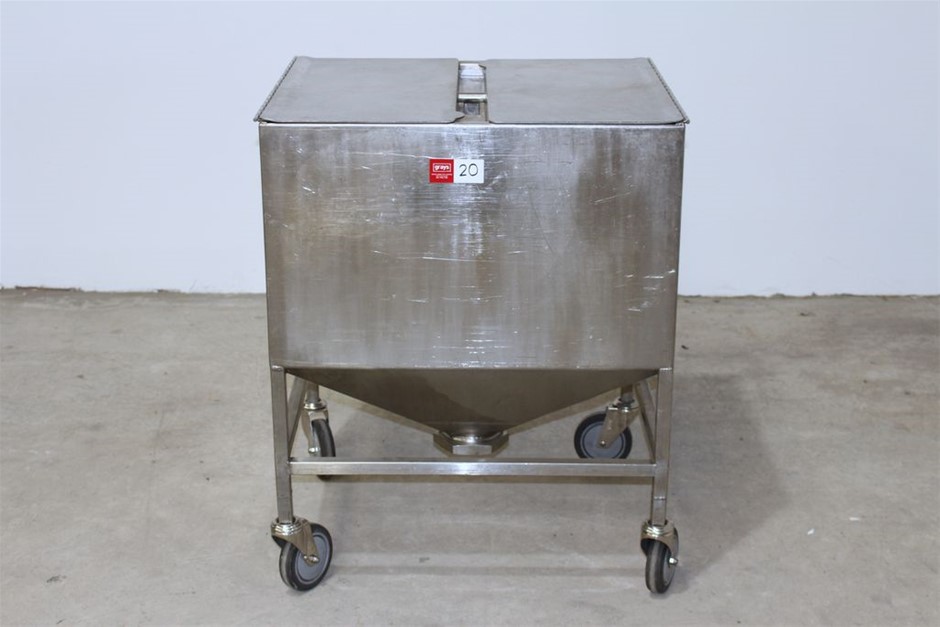150L Heavy Duty S/S Hopper