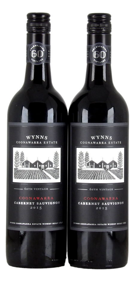 Wynn's Black Label Cabernet Sauvignon 2015 (2x 750mL), Coonawarra