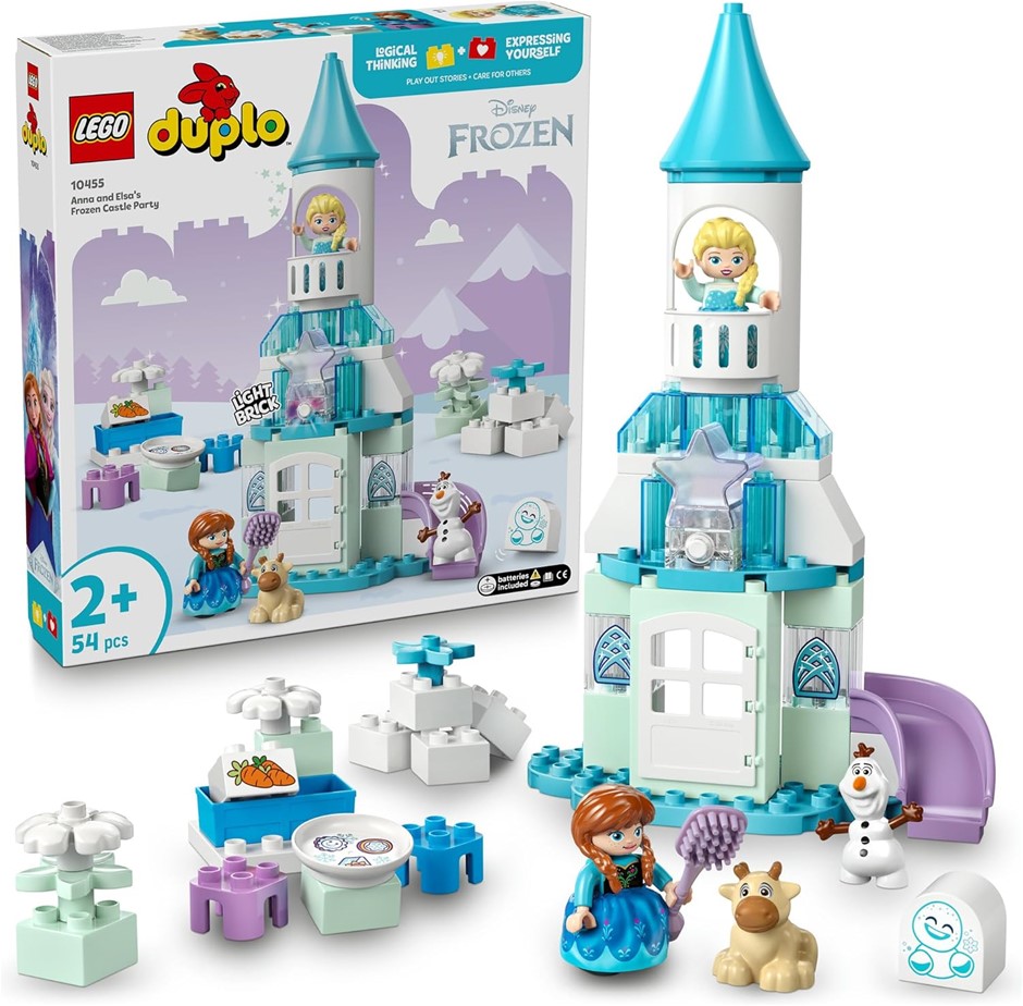 LEGO® DUPLO® Disney Anna and Elsa’s Frozen Castle Party 10455 Buildable Tod