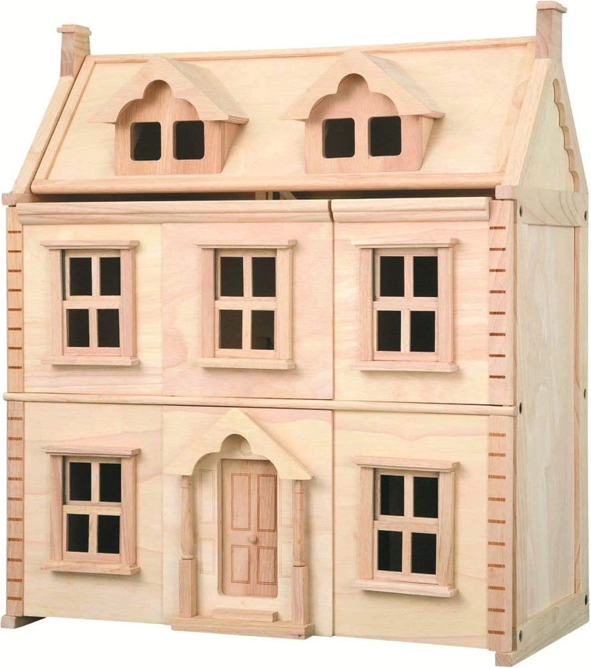 PLANTOYS Victorian Dollhouse, 32 x 64 x 73cm, Wooden, 712400. NB: May Have