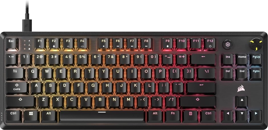 CORSAIR K70 CORE TKL RGB Tenkeyless Mechanical Wired Gaming Keyboard – Pre-