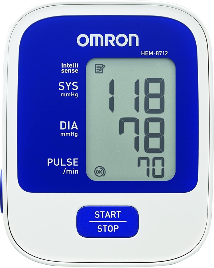 OMRON Automatic Blood Pressure Monitor, 22-32cm Cuff, Model: HEM-8712.