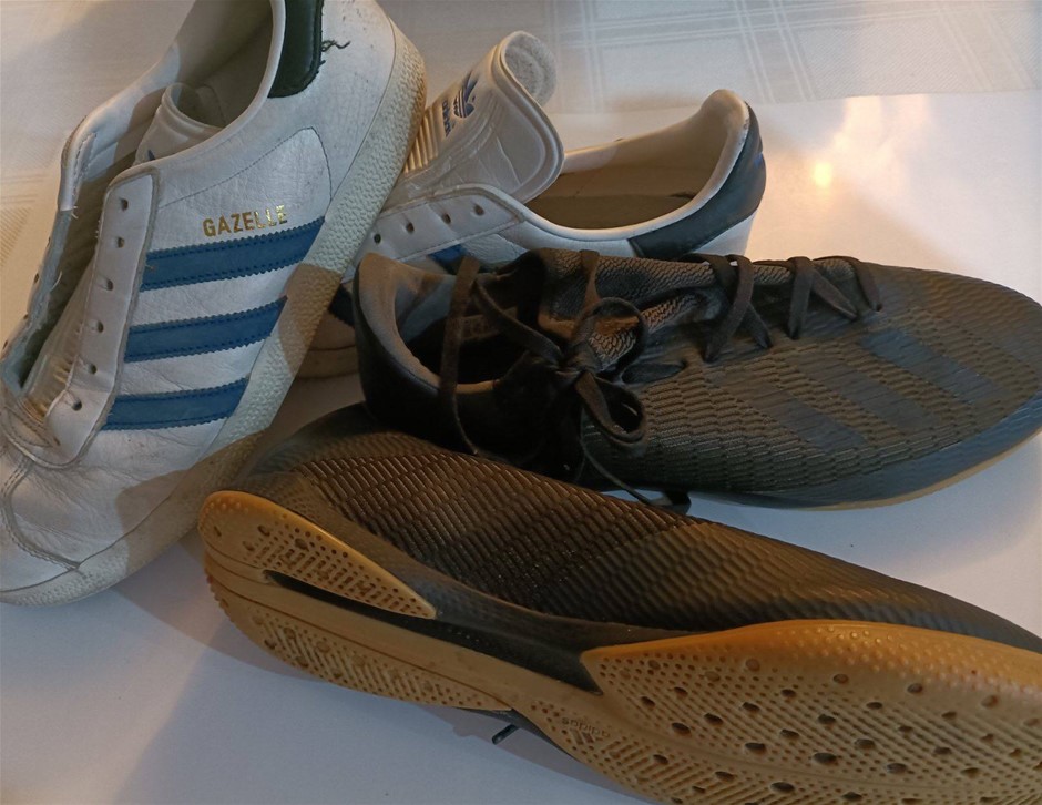 Men's Adidas Shoes Gazelle and X19.3. Men's Size 9 US. Used