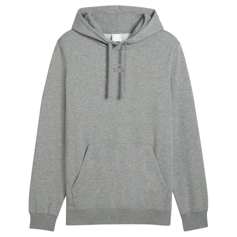 PUMA ESS Small No1 Logo Hoodie, Size M, Medium Grey Heather (03), 199181. N
