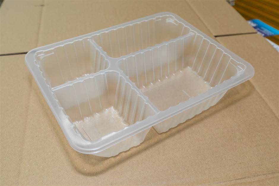 Eco Food-Pak D11X9X70-4 Map Trays Clear Unused in Boxes