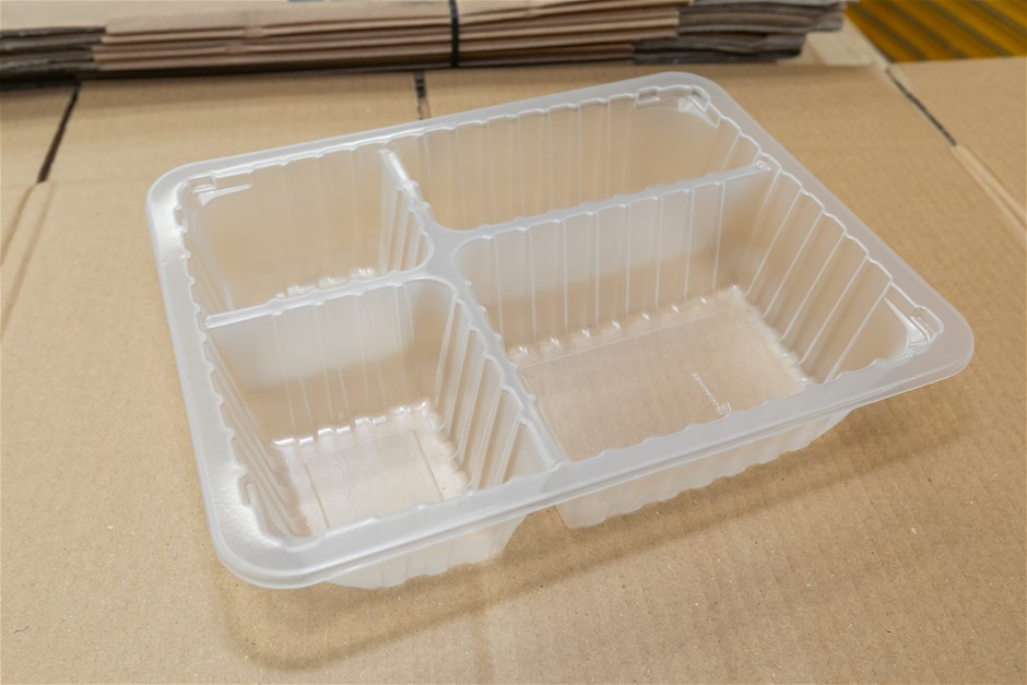 Eco Food-Pak D11X9X70-4 Map Trays Clear Unused in Boxes
