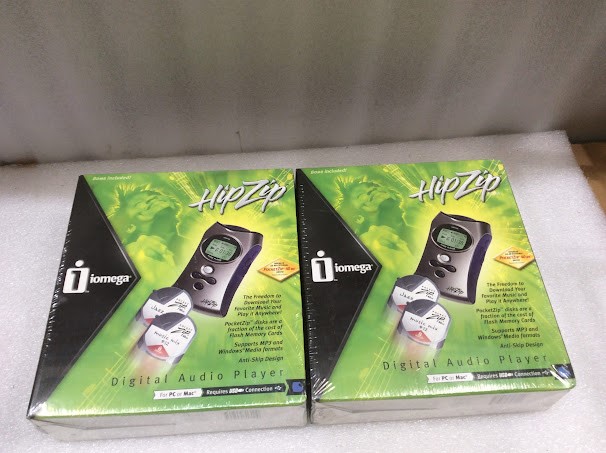 Iomega HipZip Digital Audio Player - New (Lot of 2)
