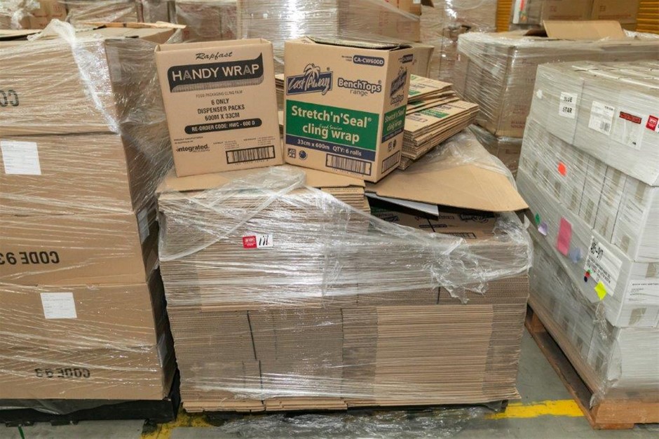 Cardboard Boxes with Signage