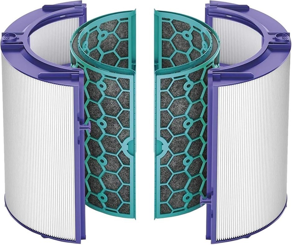 HYGIEIA Glass Combo Glass Filter For Dyson Air Purifiers Hepa & Activated C