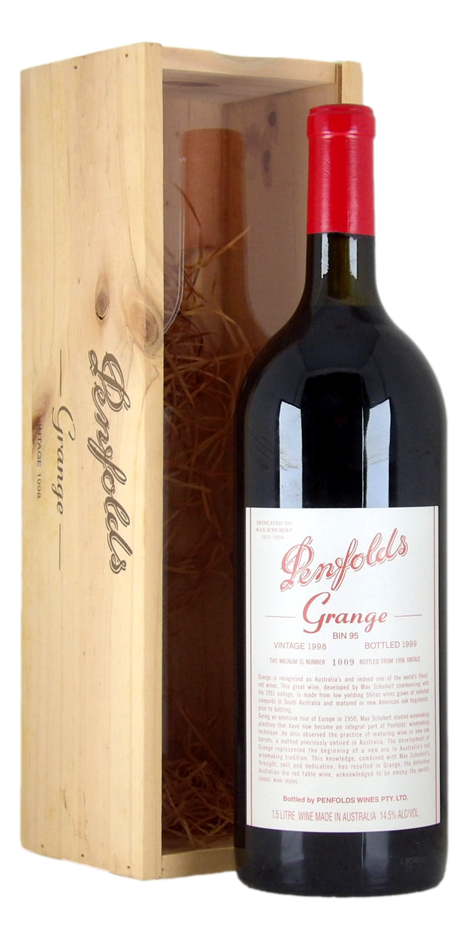 Penfolds Bin 95 Grange 1998 (1x 1.5L Magnum), SA.