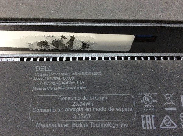 DELL D6000&K20A001 Docking Station (Lot of 2)