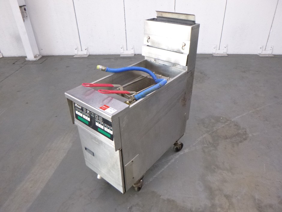 Pitco Mobile Stainless Steel Freestanding Gas Single Pan Fryer