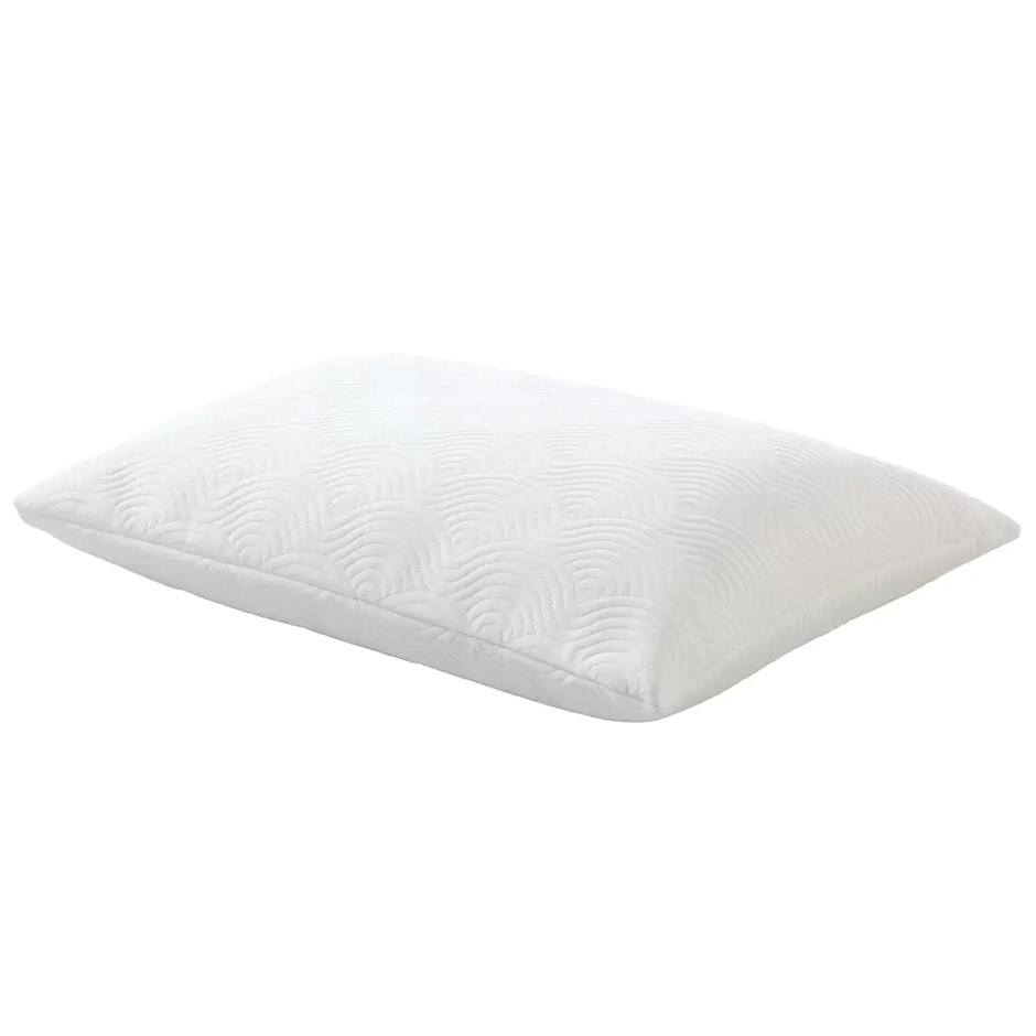 TEMPUR One Hug Pillow, Medium (70cm x 40cm), White. NB: Damaged packaging.