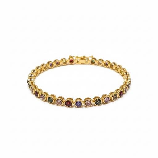 22K/Italy Gold Filled Bracelet -(stamped 22K/Italy)-Bonus Gift