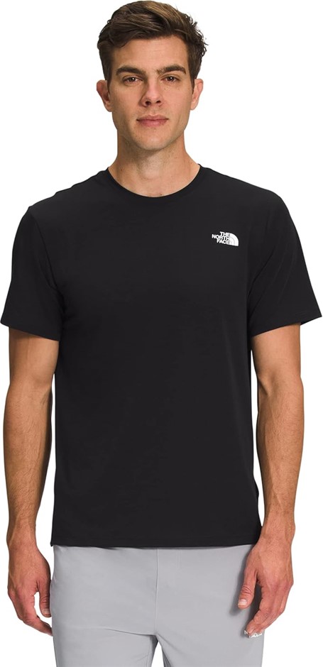 THE NORTH FACE Men's Wander Short-Sleeve Tee, TNF Black, Large, NF0A7WUUJK3