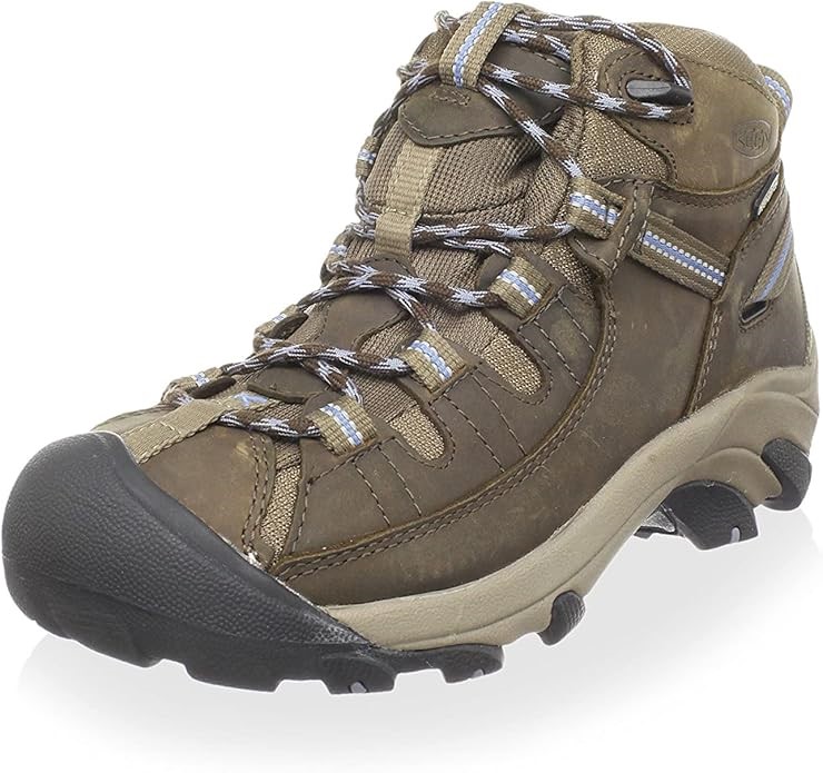 KEEN Women's Targhee II Mid WaterProof Shoes, Size US6/EU36, Slate Black Fl