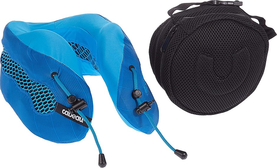CABEUA Evolution Cool Travel Pillow, Air Circulating Head & Neck Memory Foa