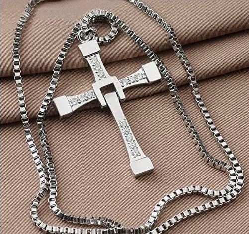 Pendant in 18k white Gold Plated-free chain