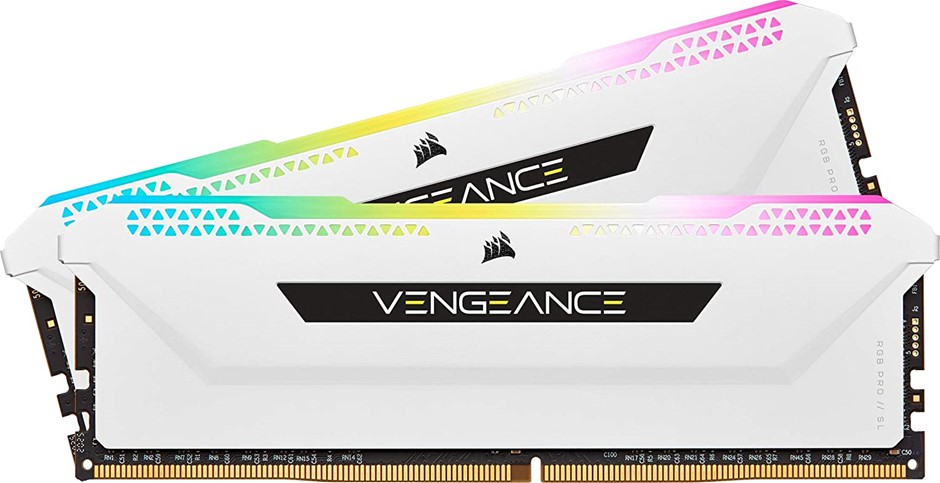CORSAIR Vengeance RGB Pro SL 32GB (2x16GB) DDR4 3200, White. NB: Not In Ori