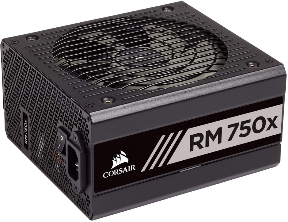 CORSAIR RM750x 80 Plus Gold Modular ATX Power Supply, Black, CP-9020179-AU.