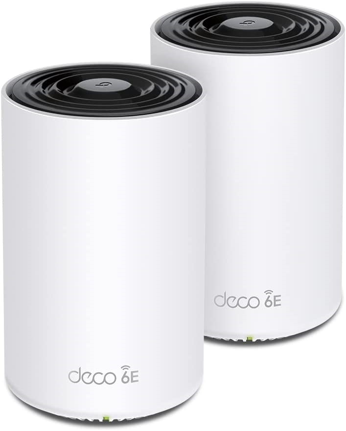 TP-LINK Deco XE75 Pro Mesh WiFi 6E Router, Pack of 2. NB: Used, Not In Orig
