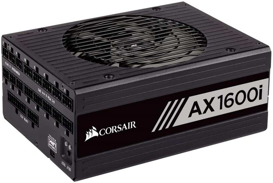 CORSAIR AX1600i 1600 Watt Modular Supply Unit, 80 Plus Titanium Certified,