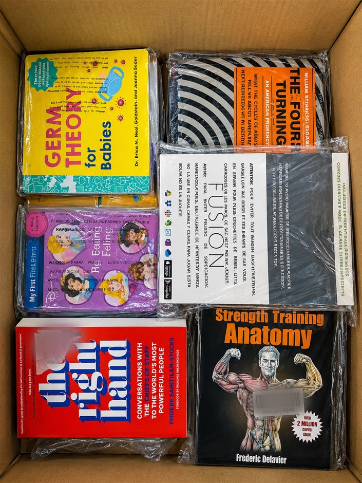 Assorted Books: Mixed Nonfiction & Children's Book Business, Fitness, Histo