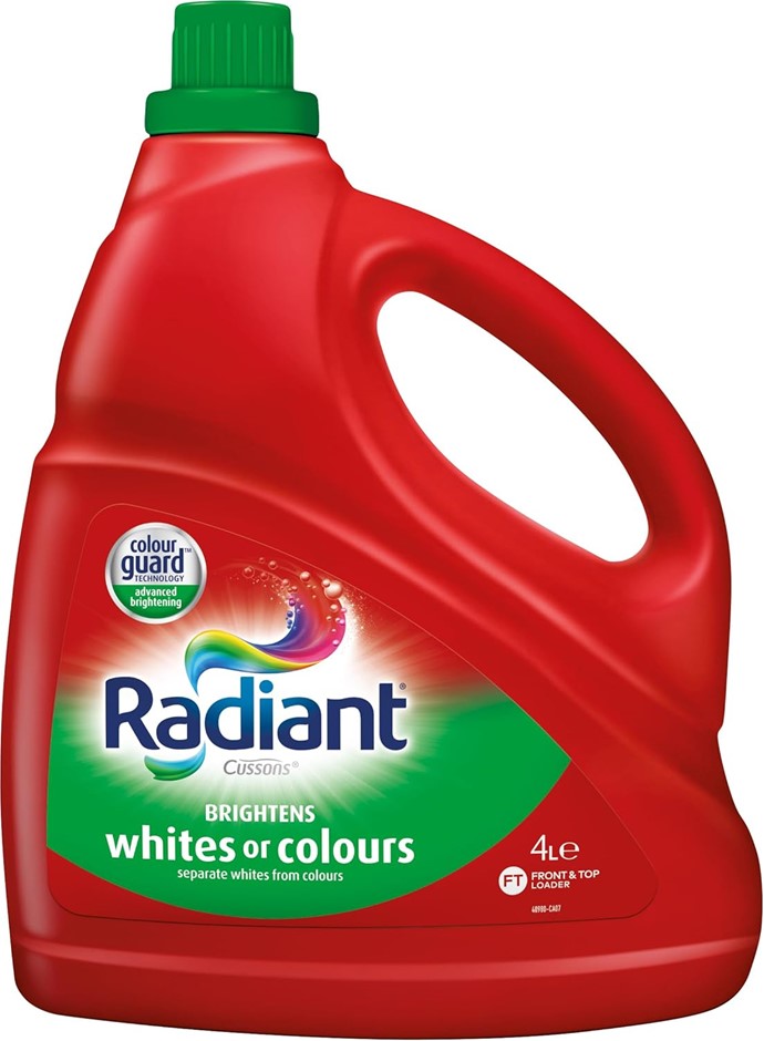 RADIANT Whites and Colours Laundry Liquid Detergent, 4L