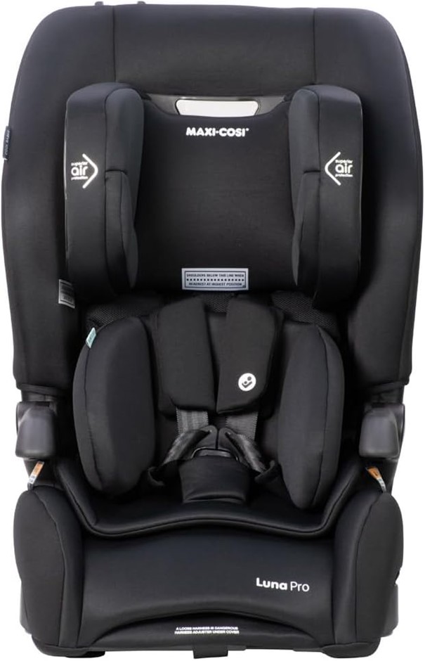 MAXI COSI Luna Pro Forward-Facing Harnessed Booster Car Seat Onyx- Safe & C