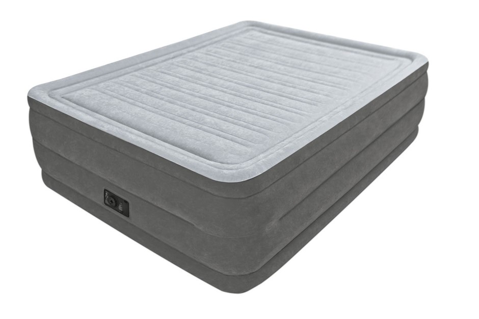 INTEX 64418NZ - Queen Comfort-Plush Airbed with Fiber-Tech RP (W/220-240V I