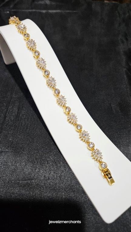 22K/ITALY Yellow Gold Filled Bracelet (stamped 22K/ITALY)