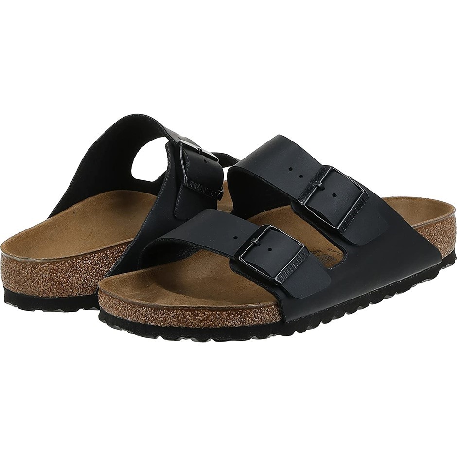 BIRKENSTOCK Unisex Arizona BirkoFlor Sandal, EU45/UK10.5, Black, 0051791.