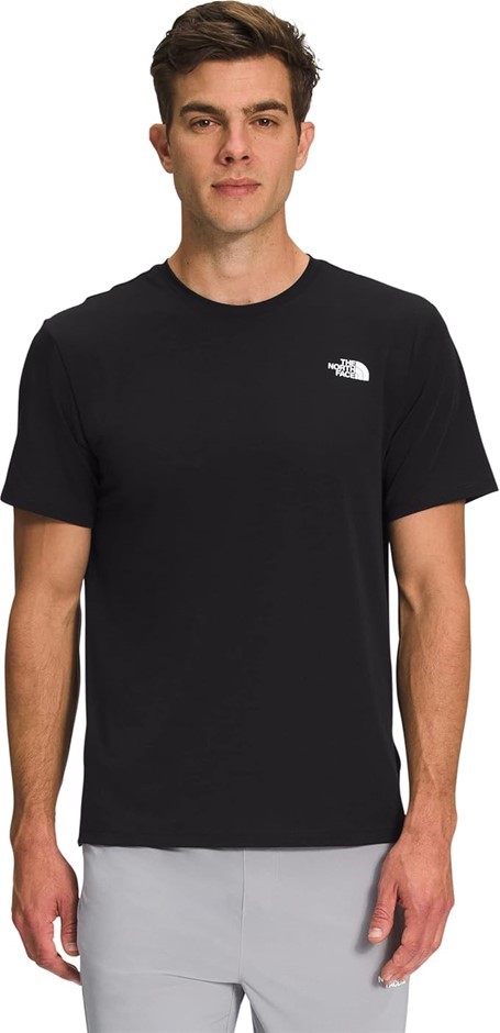 THE NORTH FACE Men's Wander Short-Sleeve Tee, TNF Black, Large, NF0A7WUUJK3