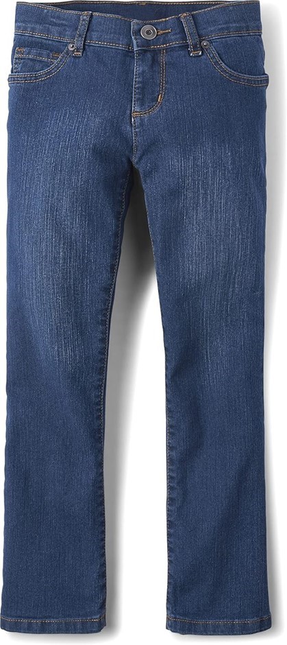 THE CHILDREN'S PLACE Girls Basic Bootcut Jeans, Size 12, Victory Blue Wash,