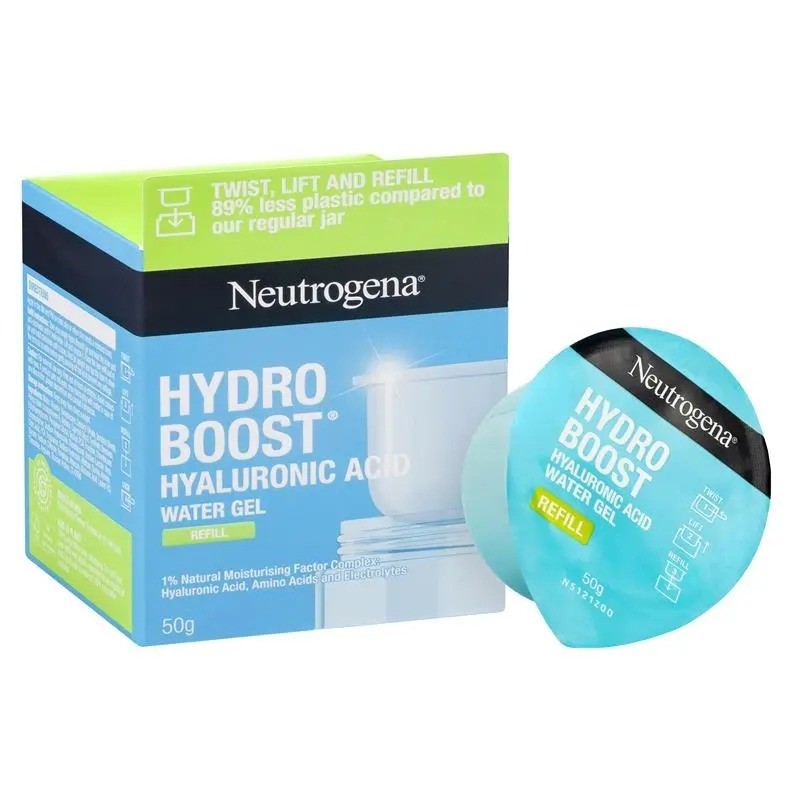 3 x NEUTROGENA HydroBoost Water Gel Refill 50g.