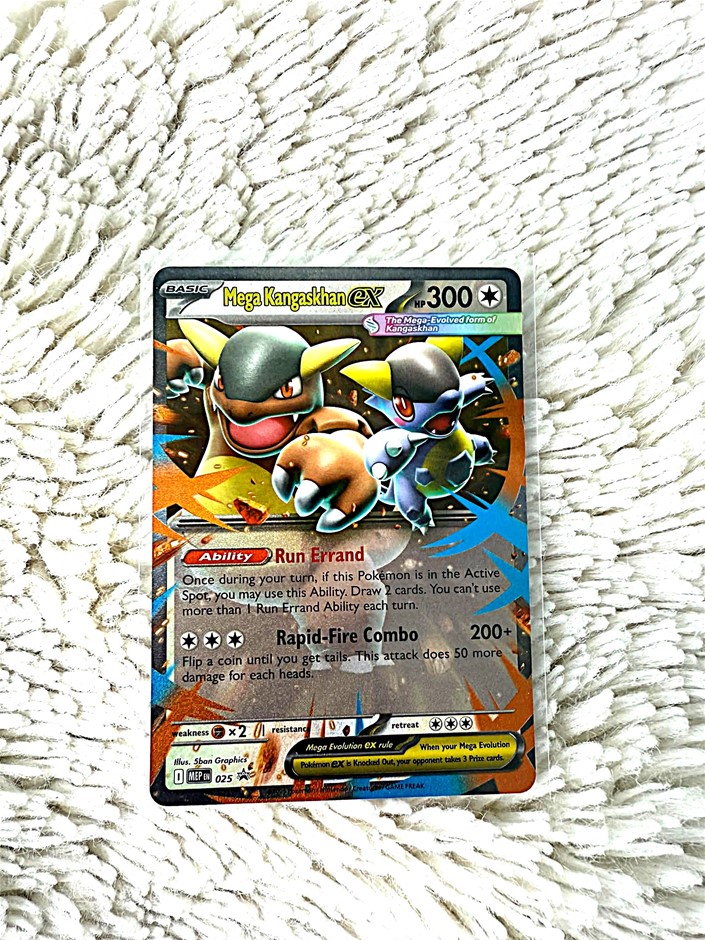 Mega Kangaskhan Card Parent Child Duo Action Artwork PokemonCollectorCard