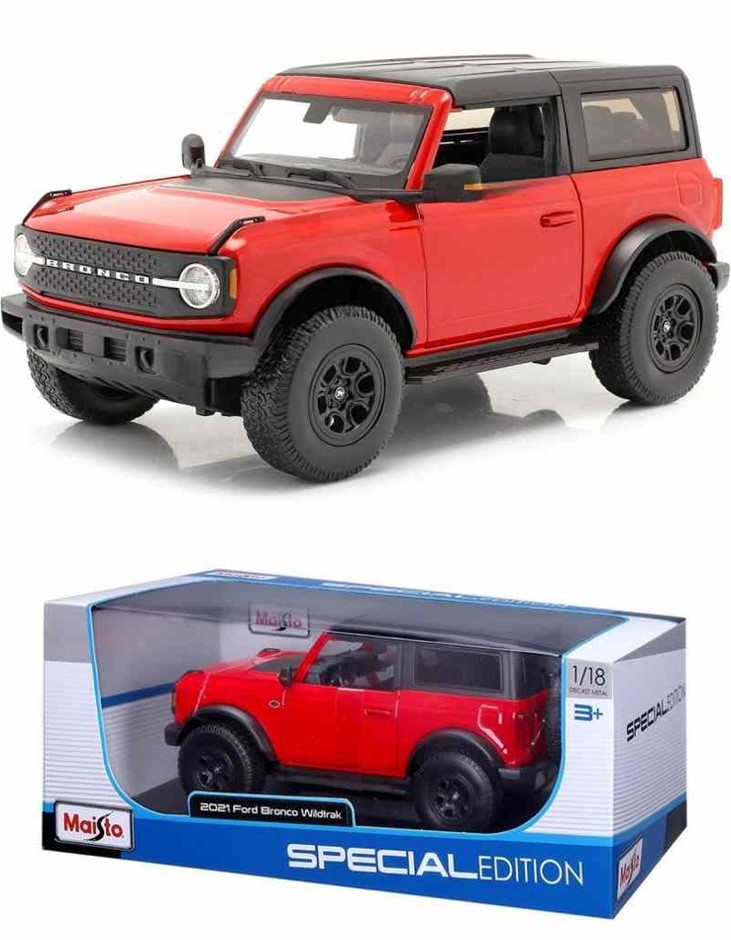 MAISTO 1:18 Special Edition 2021 Ford Bronco Wildtrak 2 Door