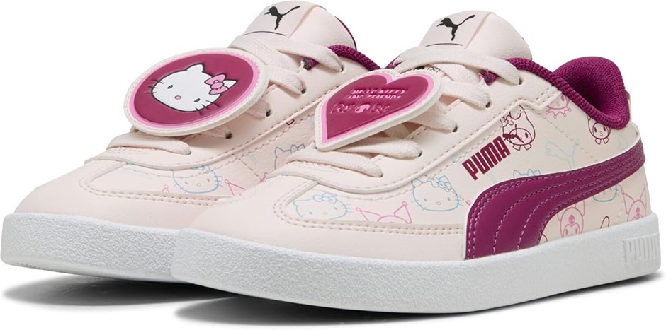 PUMA Kid's Club II Era Sneaker, Jasmine Flower/Berry, 4C US, Little Kid