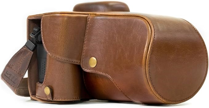 MegaGear Ever Ready Protective Leather Camera Case, Bag for Canon EOS