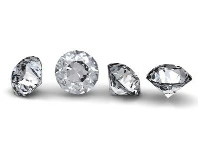 0.07 carat white round 4 diamond