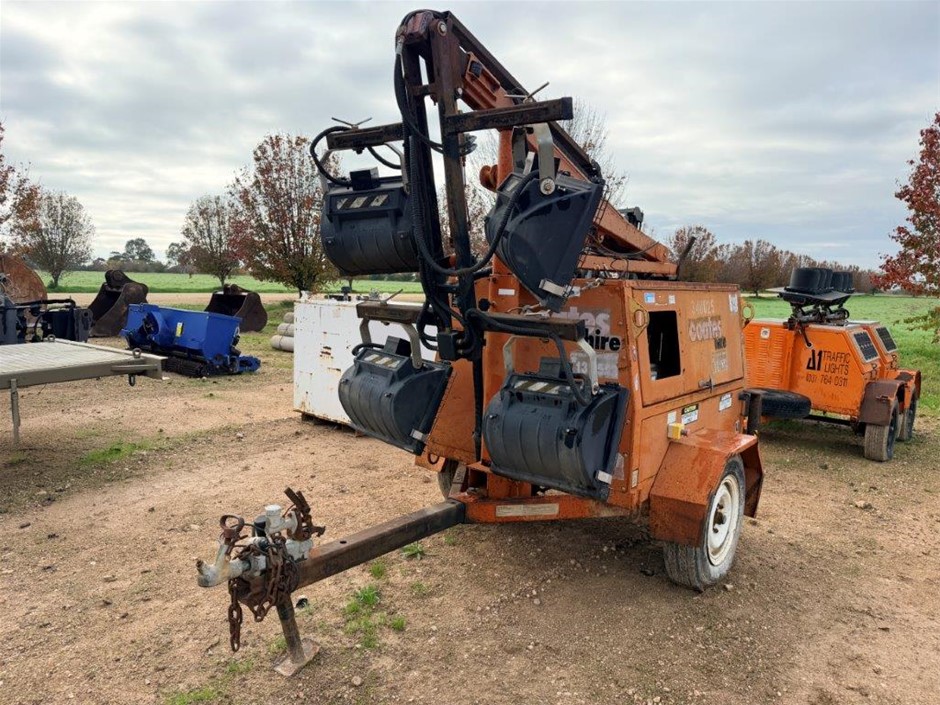 2003 JLG 6308AN Single Light Tower Trailer