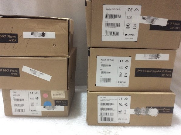 Yealink W52P&W60B&SIP-T41S&SIP-T42S&SIP-T53W IP Phone (Lot of 6)