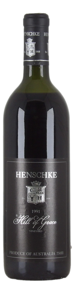 Henschke `Hill of Grace` Shiraz 1991 (1 x 750mL) Eden Valley, SA.