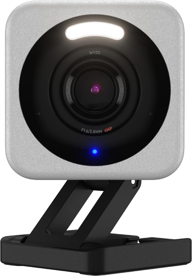 WYZE Cam v4, 2K HD Wi-Fi Smart Home Security Camera, Indoor/Outdoor Use, Pe
