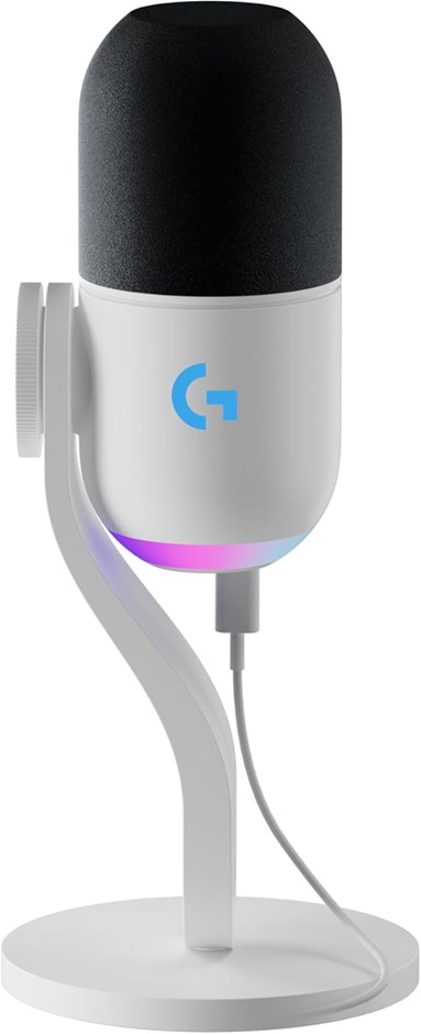 LOGITECH G Yeti GX Dynamic RGB Gaming Microphone with LIGHTSYNC, USB Mic f