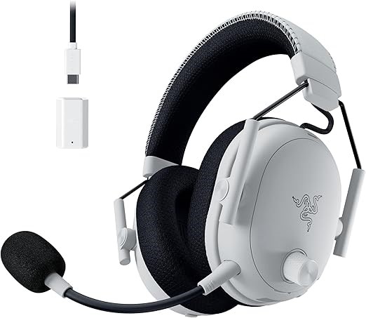 RAZER BlackShark V3 Pro Wireless ANC Gaming Headset for PC: Full Band Mic -